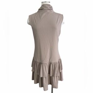 Wild Fable NWT Women’s Tan Ruffle Sleeveless Dress Size XL